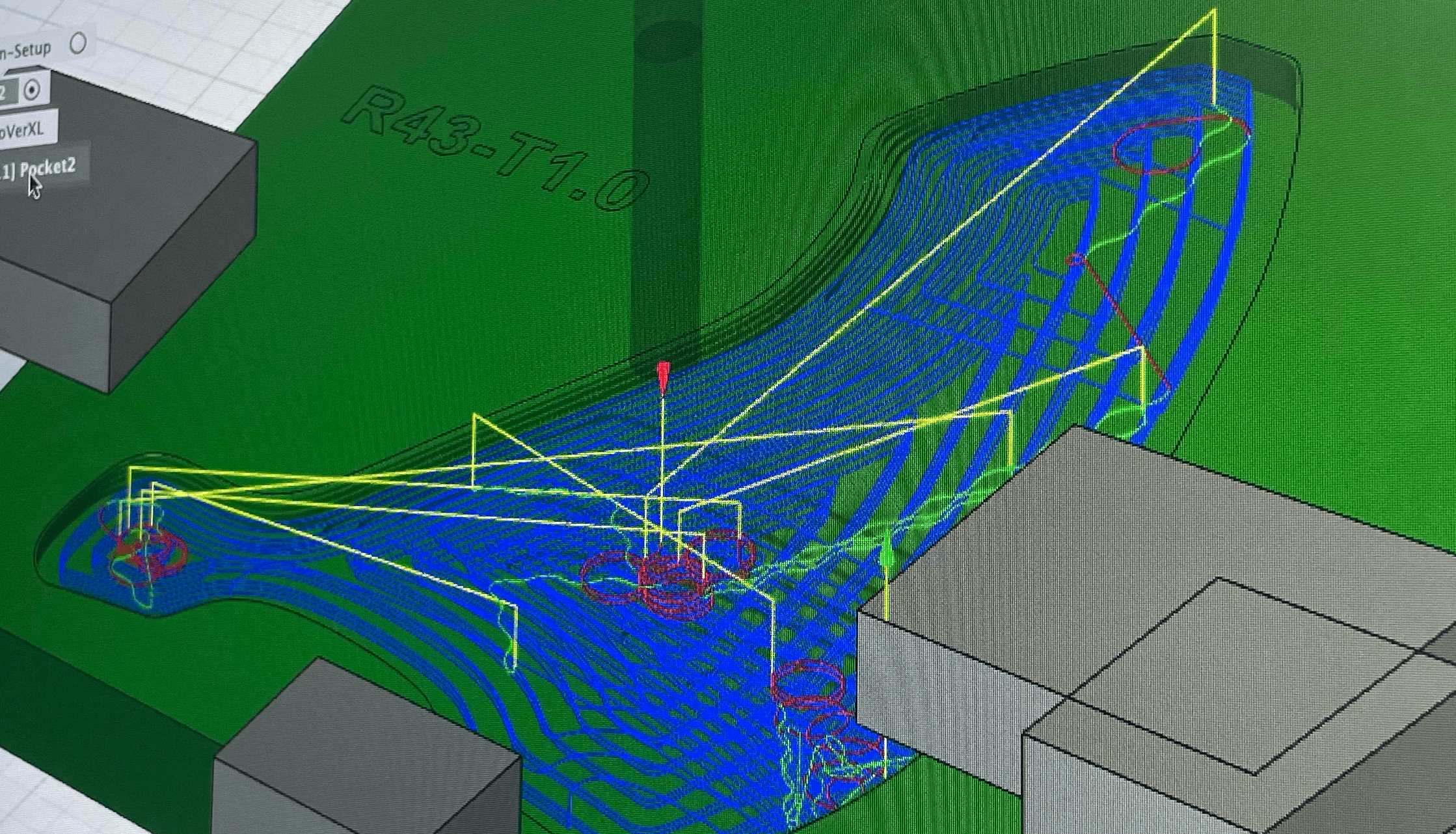 CAD, CAM and toolpaths